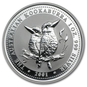 Australië Kookaburra 2001 1 ounce silver